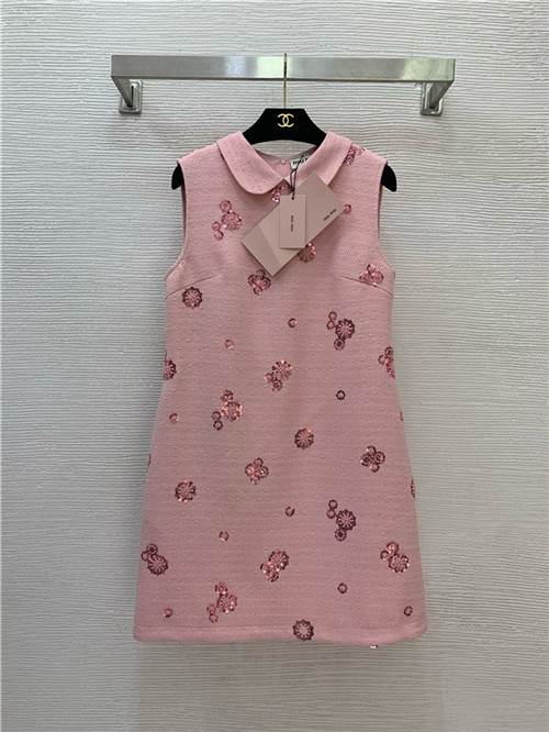 미우미우 민소매 원피스 M92998 2025/신상