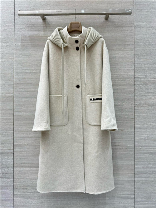 질 샌더 후드 코트 J15102 2025/신상