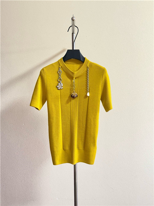 프라다 캐시미어 반팔 니트 P63804 2025/신상