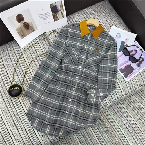 미우미우 셔츠 원피스 M23150 2025/신상