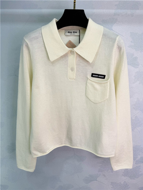 미우미우 긴팔 폴로 니트 M62259 2025/신상