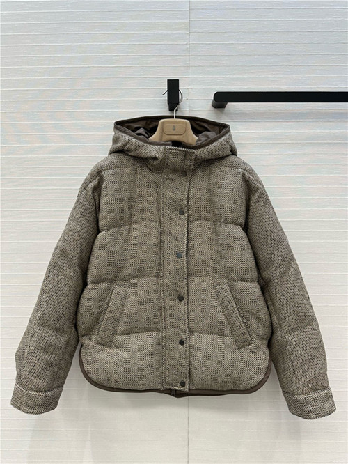 브루넬로 쿠치넬리 후드 패딩 자켓 (충전재-오리털) B67702 2025/신상