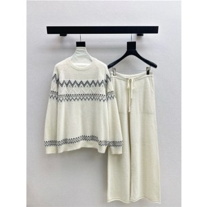 로로피아나 캐시미어 긴팔 니트 캐주얼 바지 세트 L75406 2025/신상