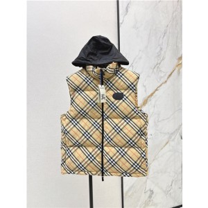 버버리 후드 패딩 조끼 (충전재-오리털) B84809 2025/신상