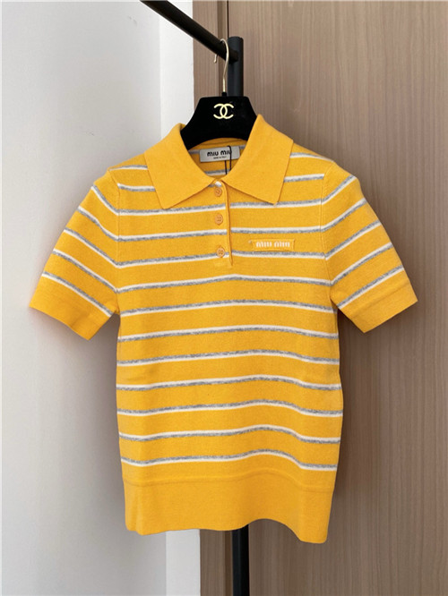 미우미우 반팔 폴로 니트 M92201 2026/신상
