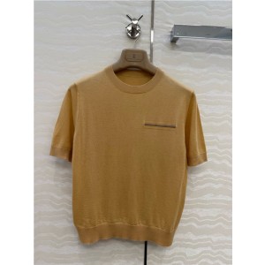 브루넬로 쿠치넬리 반팔 니트 B72705 2026/신상