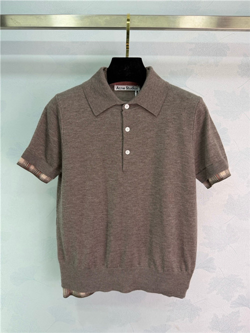 아크네 스튜디오 반팔 폴로 니트 A42203 2026/신상