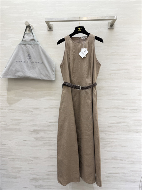 브루넬로 쿠치넬리 민소매 원피스 B14307 2026/신상