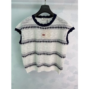미우미우 민소매 니트 M71995 2026/신상